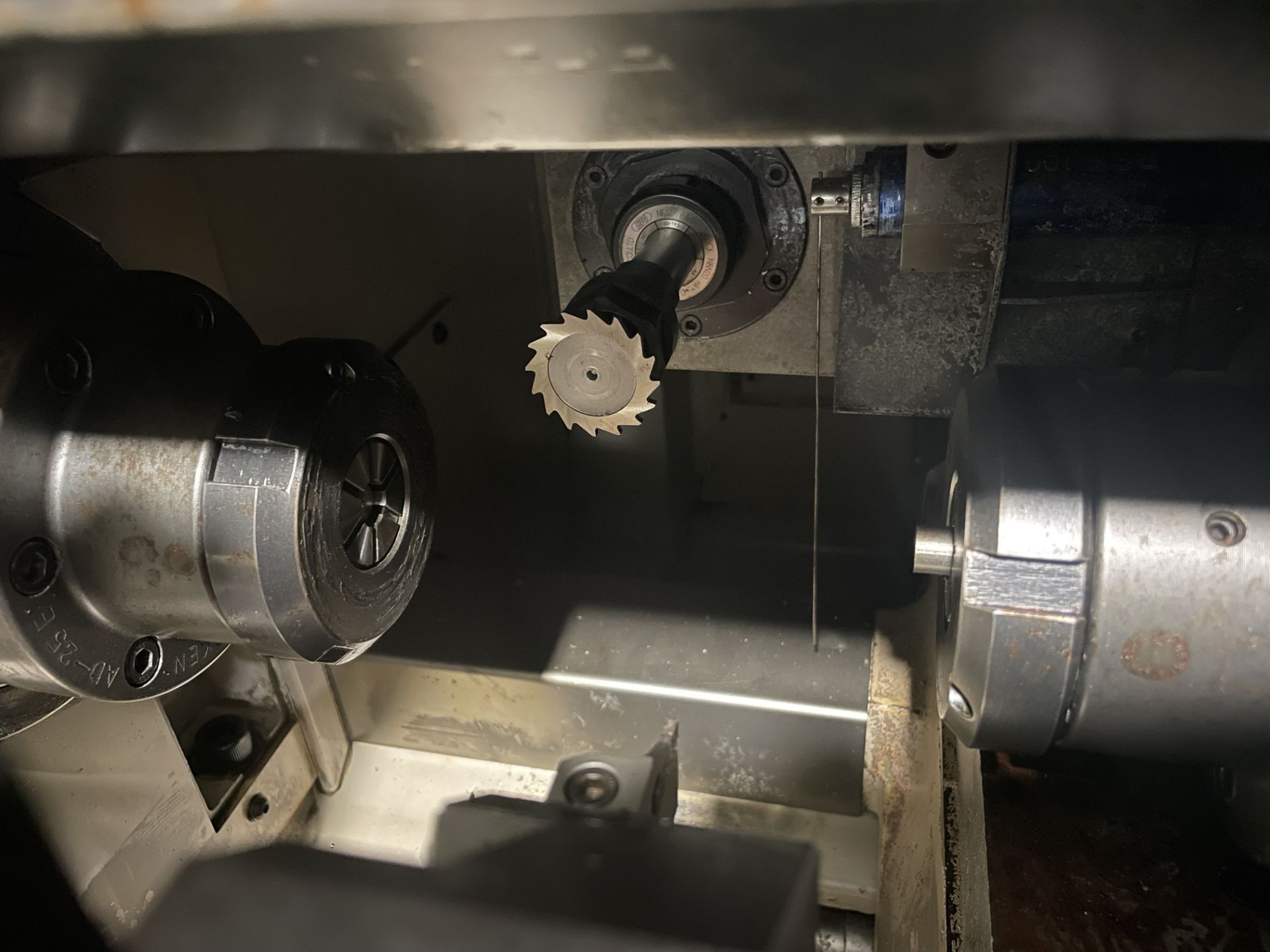 1995 WASINO SM-10 CNC Lathe with Sub-Spindle, Y-Axis Cross Milling Spindle s/n: 103 - Image 3 of 10