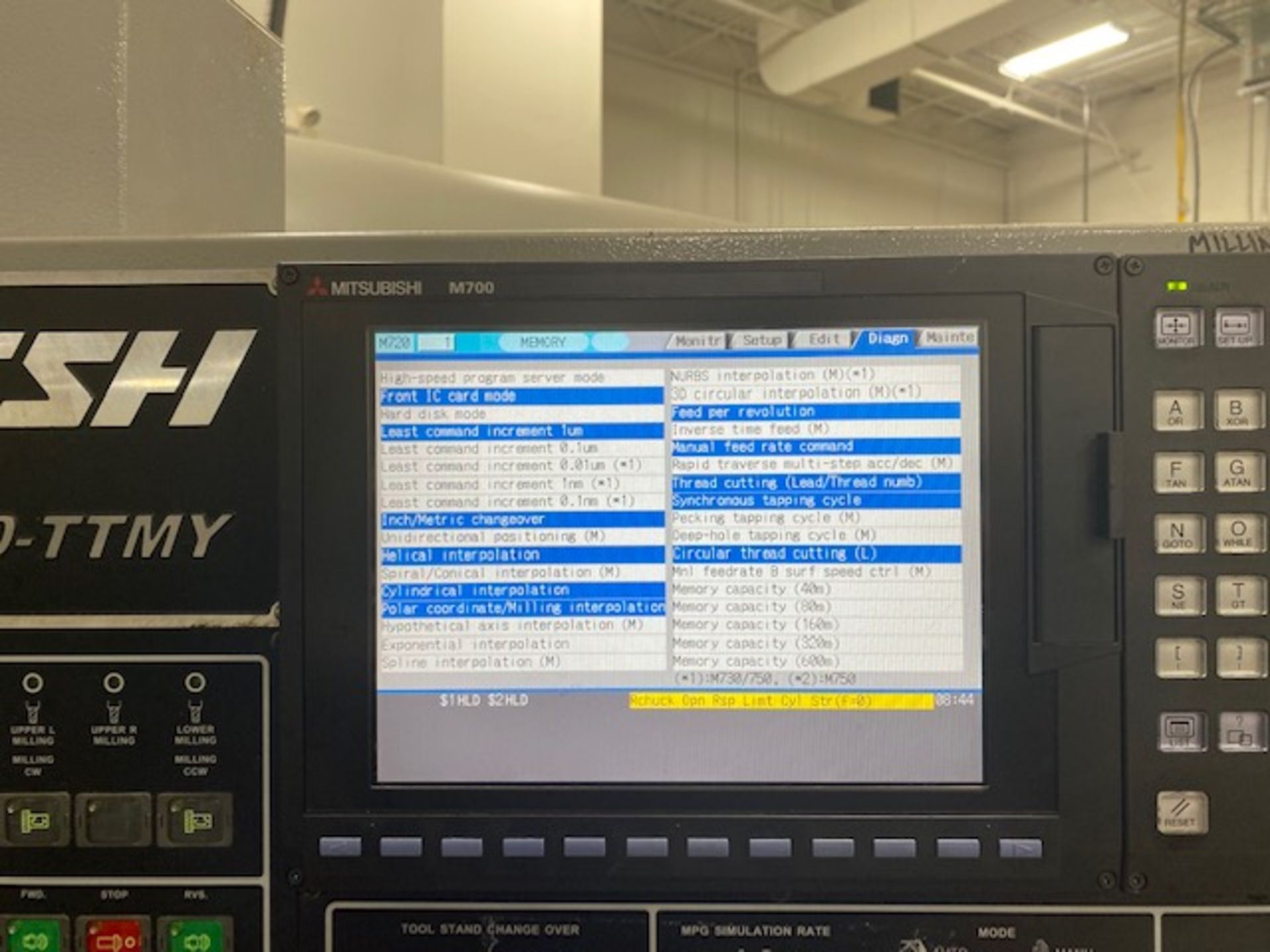 2013 GANESH CYCLONE 70-TTMY CNC Twin Turret Twin Spindle Live Tooling Y-Axis, With Bar Feeder - Image 21 of 28