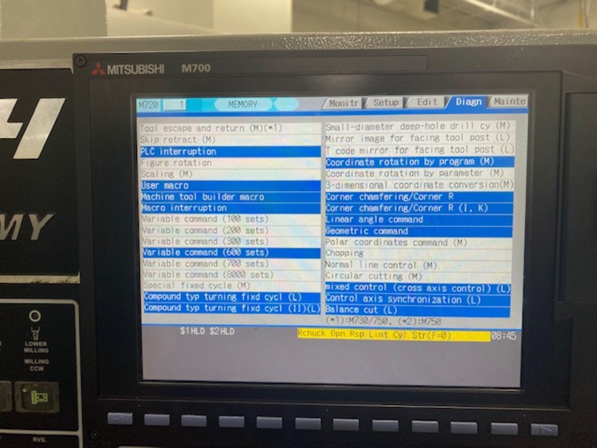 2013 GANESH CYCLONE 70-TTMY CNC Twin Turret Twin Spindle Live Tooling Y-Axis, With Bar Feeder - Image 25 of 28