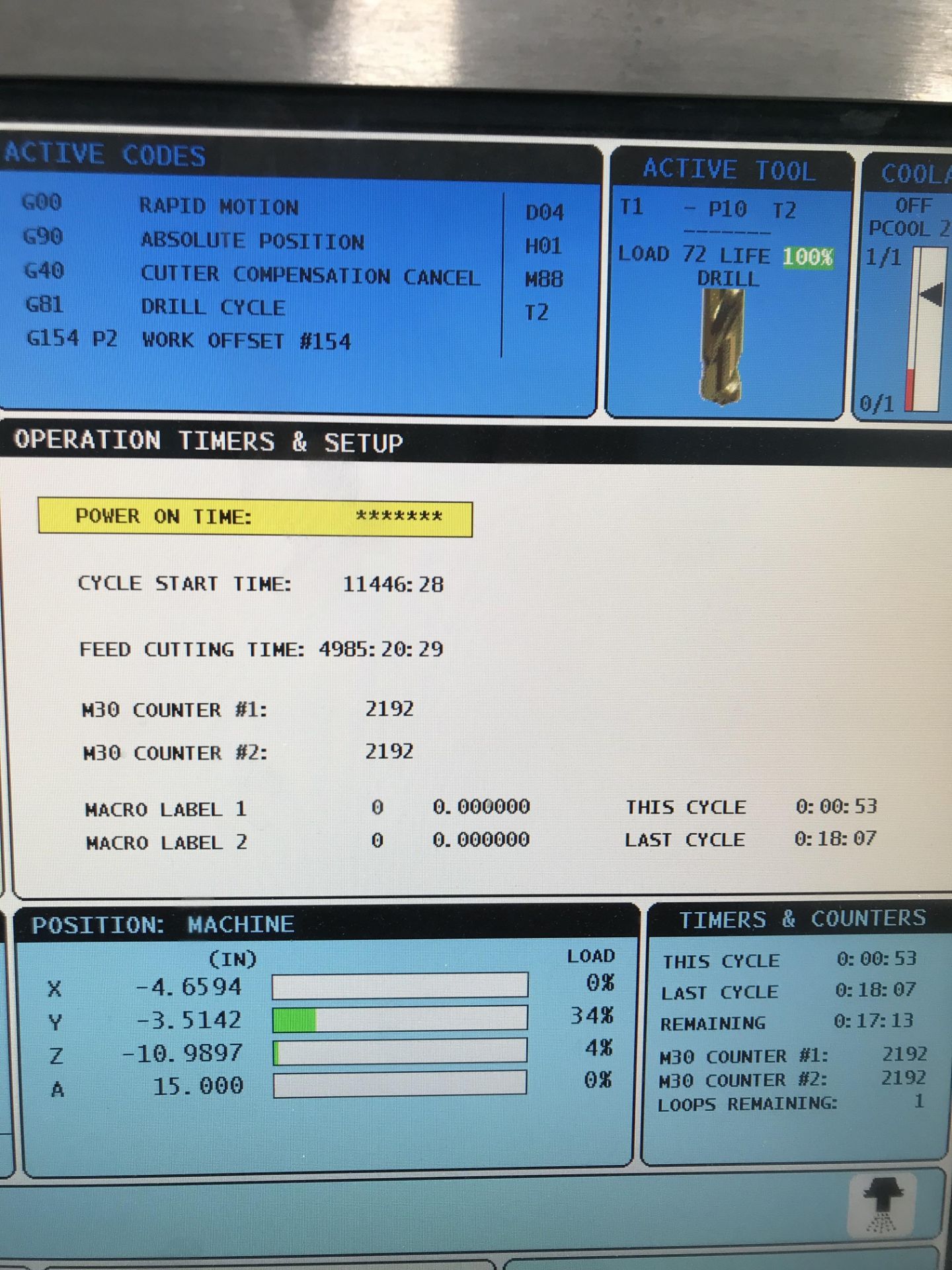 2013 HAAS EC-400 4-Axis CNC Horizontal Machining Center s/n: 2054192 - Image 6 of 10