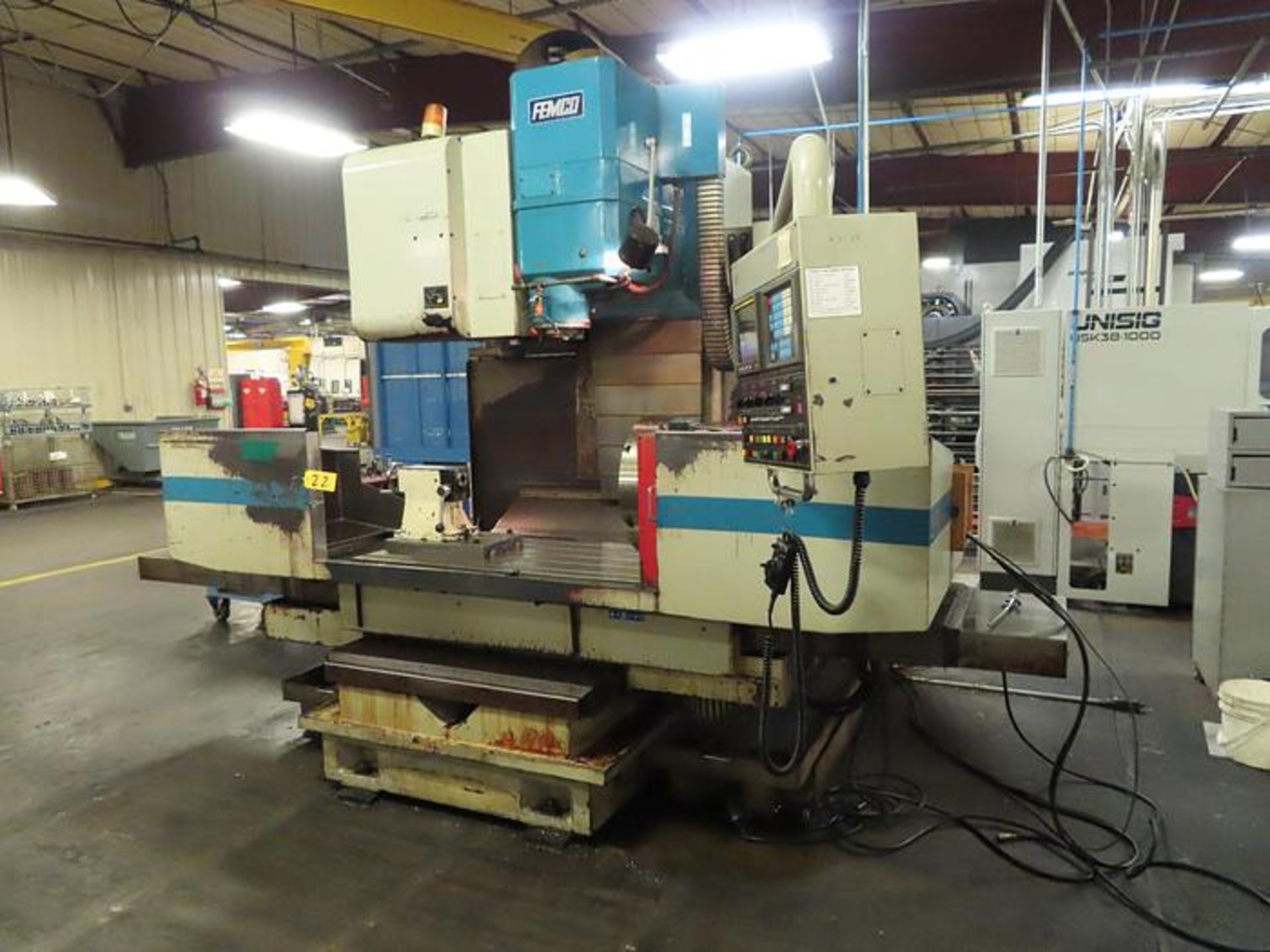 1996 KAO Fong Femco VMC-1400 4-Axis CNC Vertical Machining Center