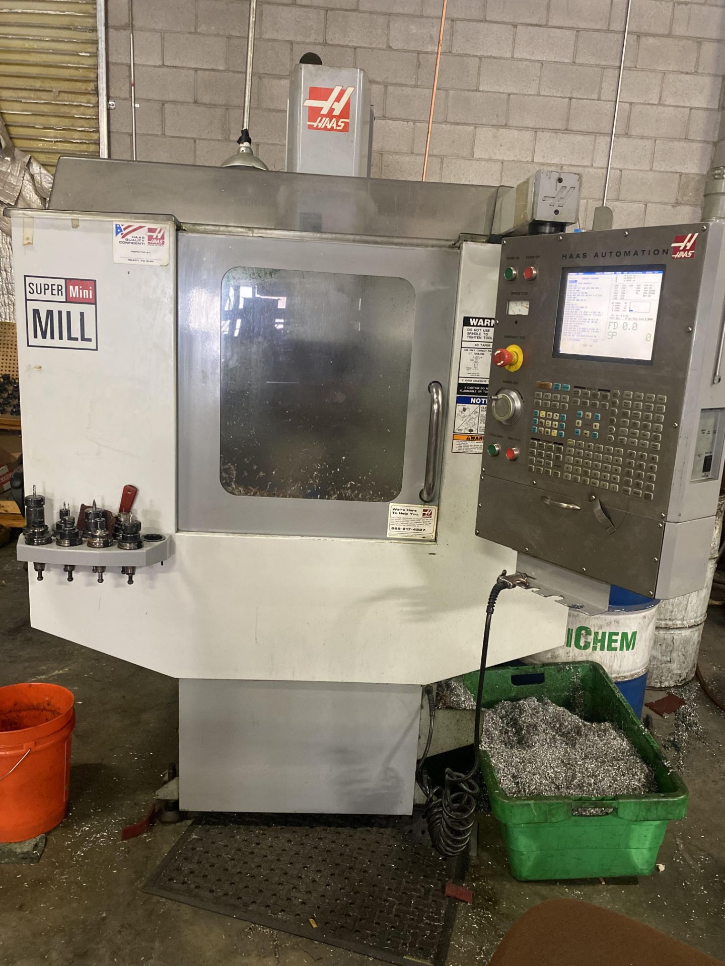 2006 HAAS Super Mini Mill CNC Vertical Machining Center - Image 2 of 10