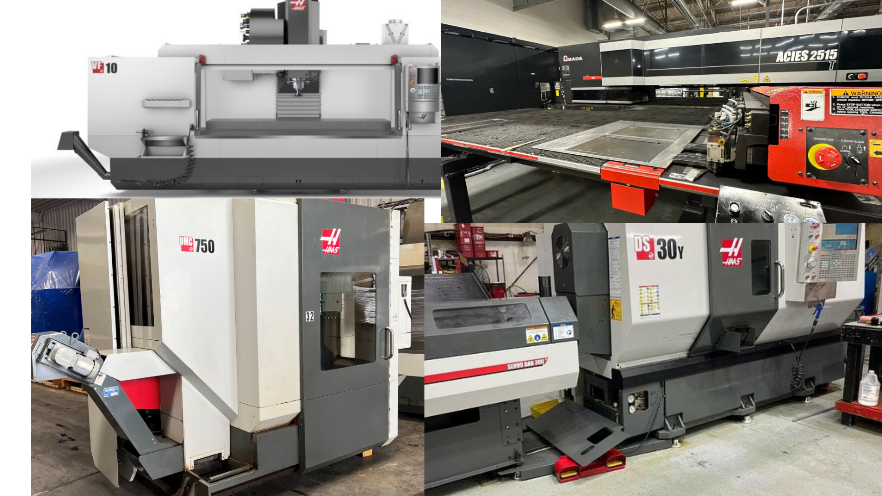 Fabrication & Late Model CNC Machining Centers & CNC Lathes