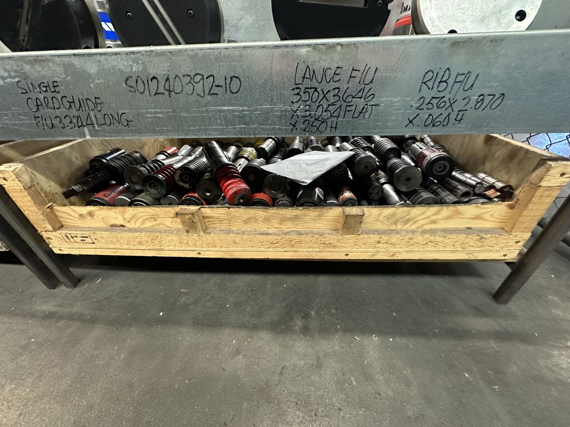 Crate of Amada Punch Tooling #1