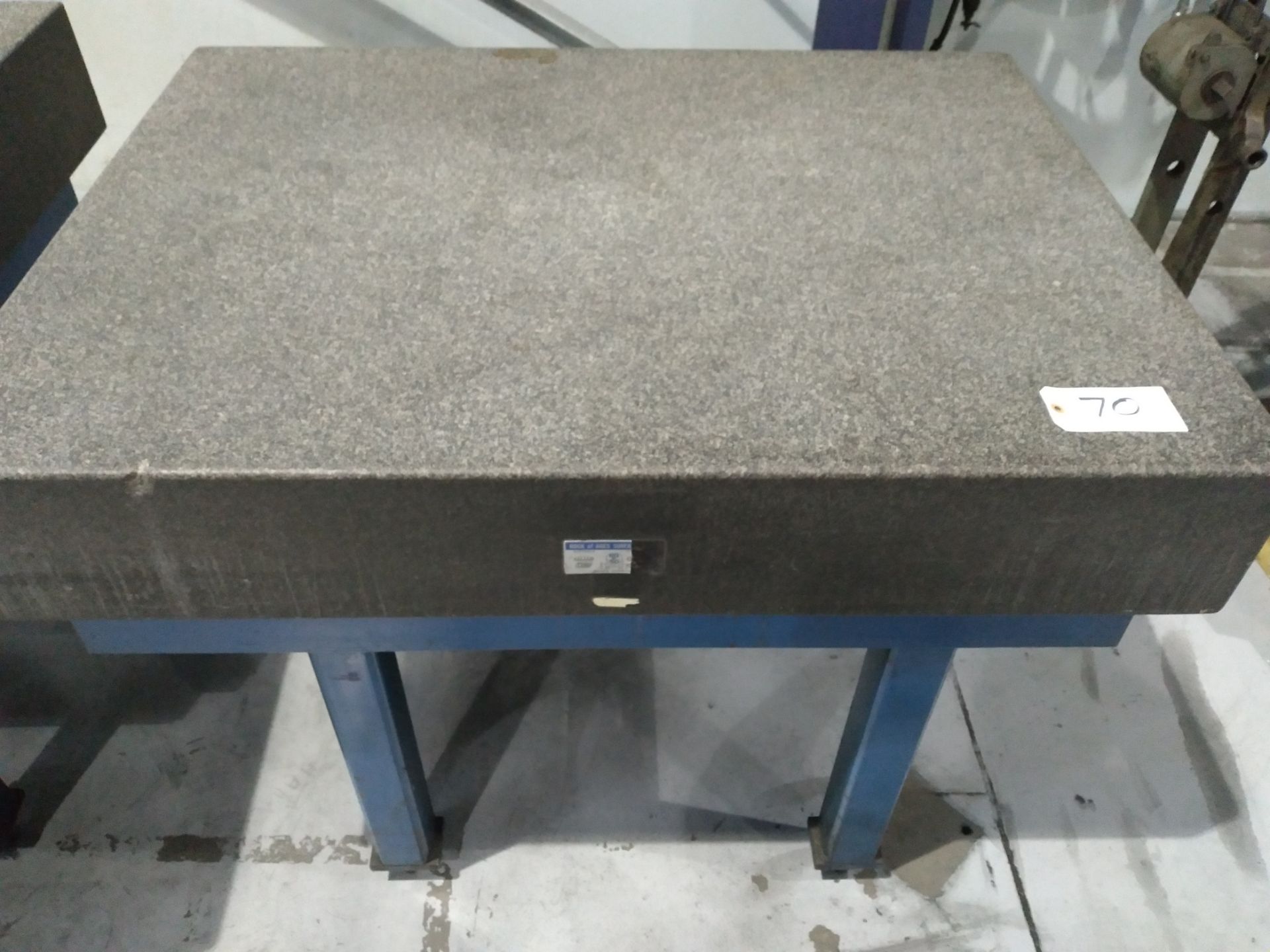 (3) Granite Surface Plates w/ Stands Including: - Image 3 of 3