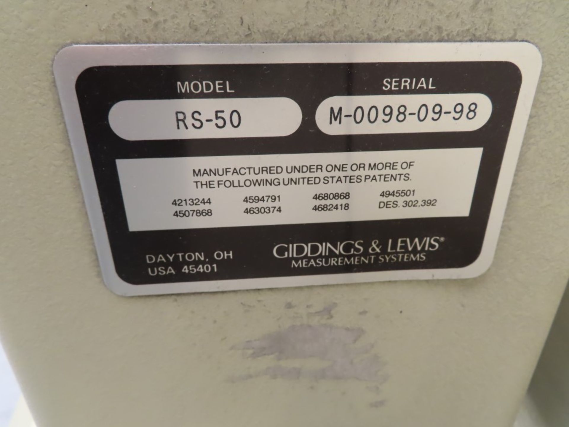 1998 Giddings & Lewis Coordinate Measuring Machine - Image 9 of 9