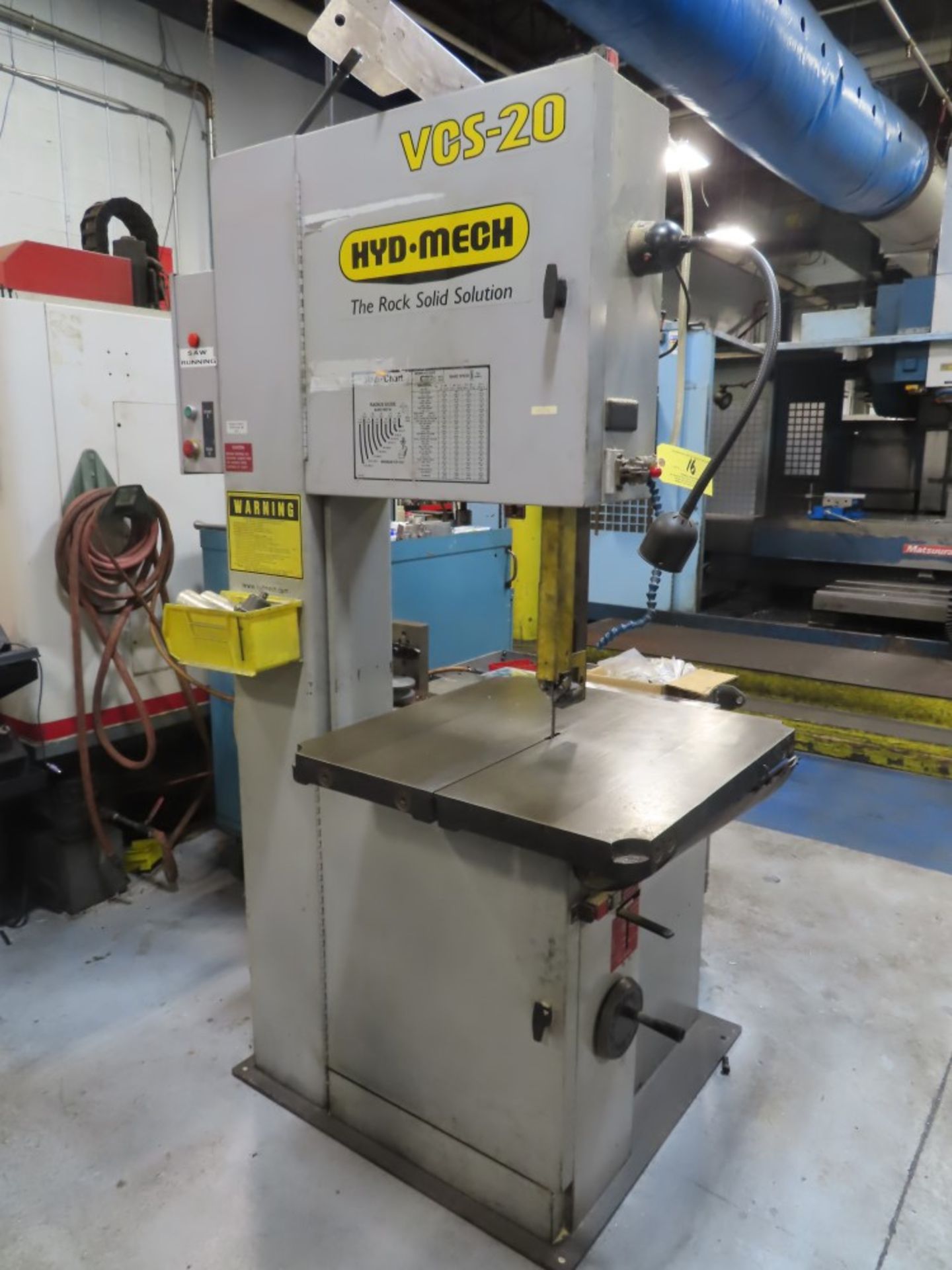 Hyd-Mech Model VCS-20SD 20" Vertical Band Saw