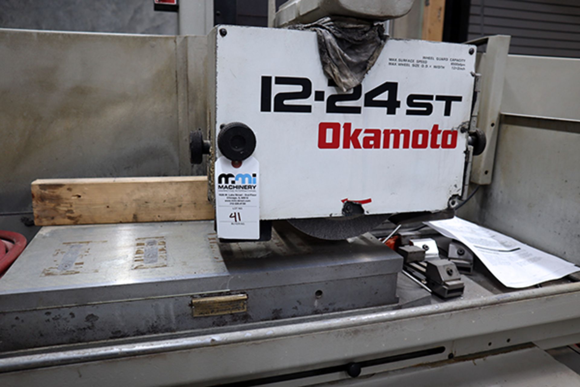 Okamoto ACC-12-24ST 3 Axis Surface Grinder - Image 2 of 9