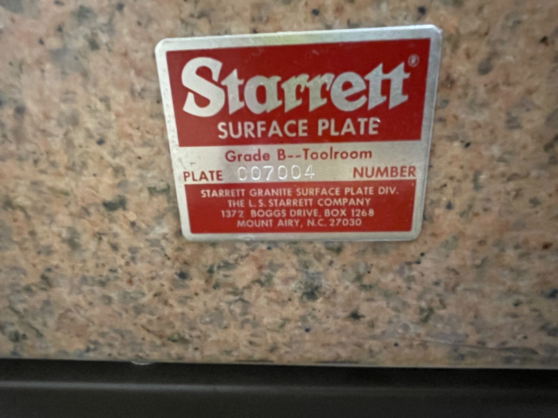 Starrett Granite Surface Plate - Bild 2 aus 3