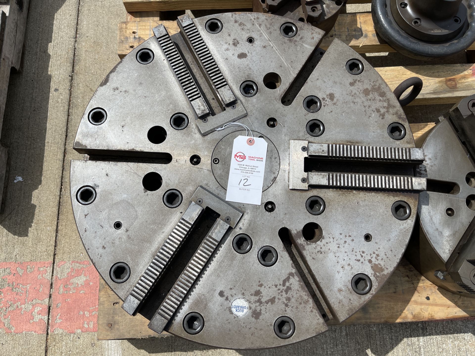 24” Buck Forkardt 3 Jaw Chuck