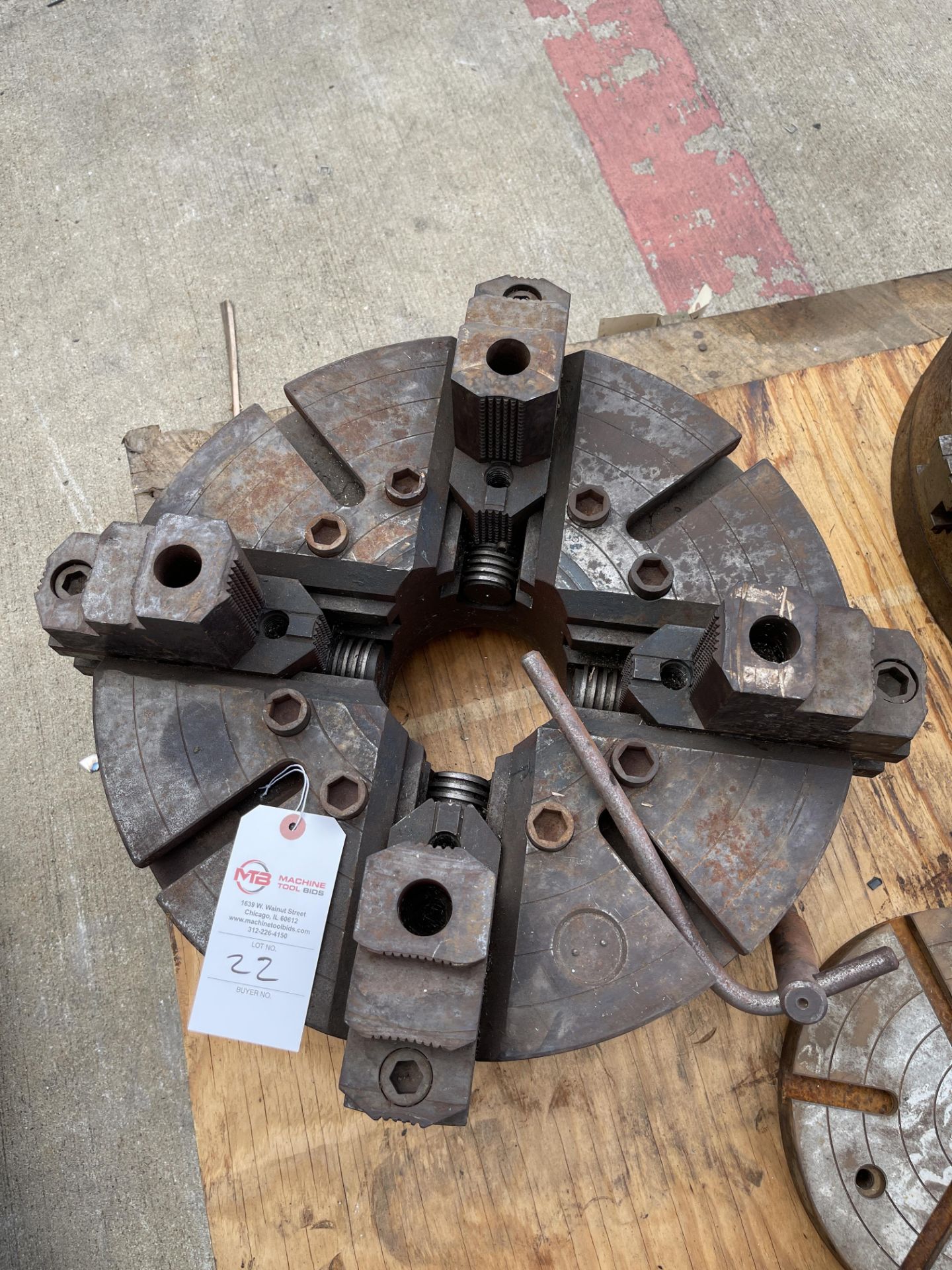 18” 4-Jaw Chuck