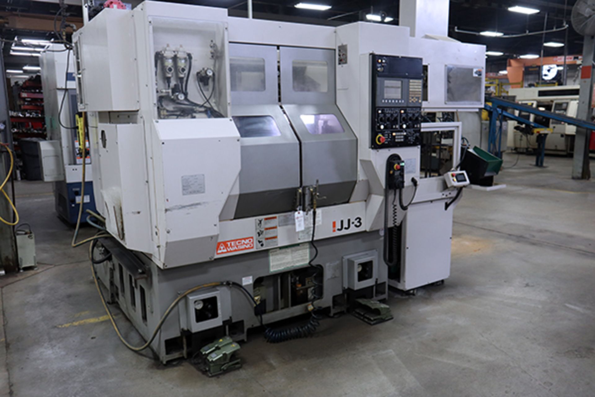 TECHNO-WASINO JJ-3 Twin Spindle/Twin Turret CNC Turning Center (2007) - Image 3 of 15