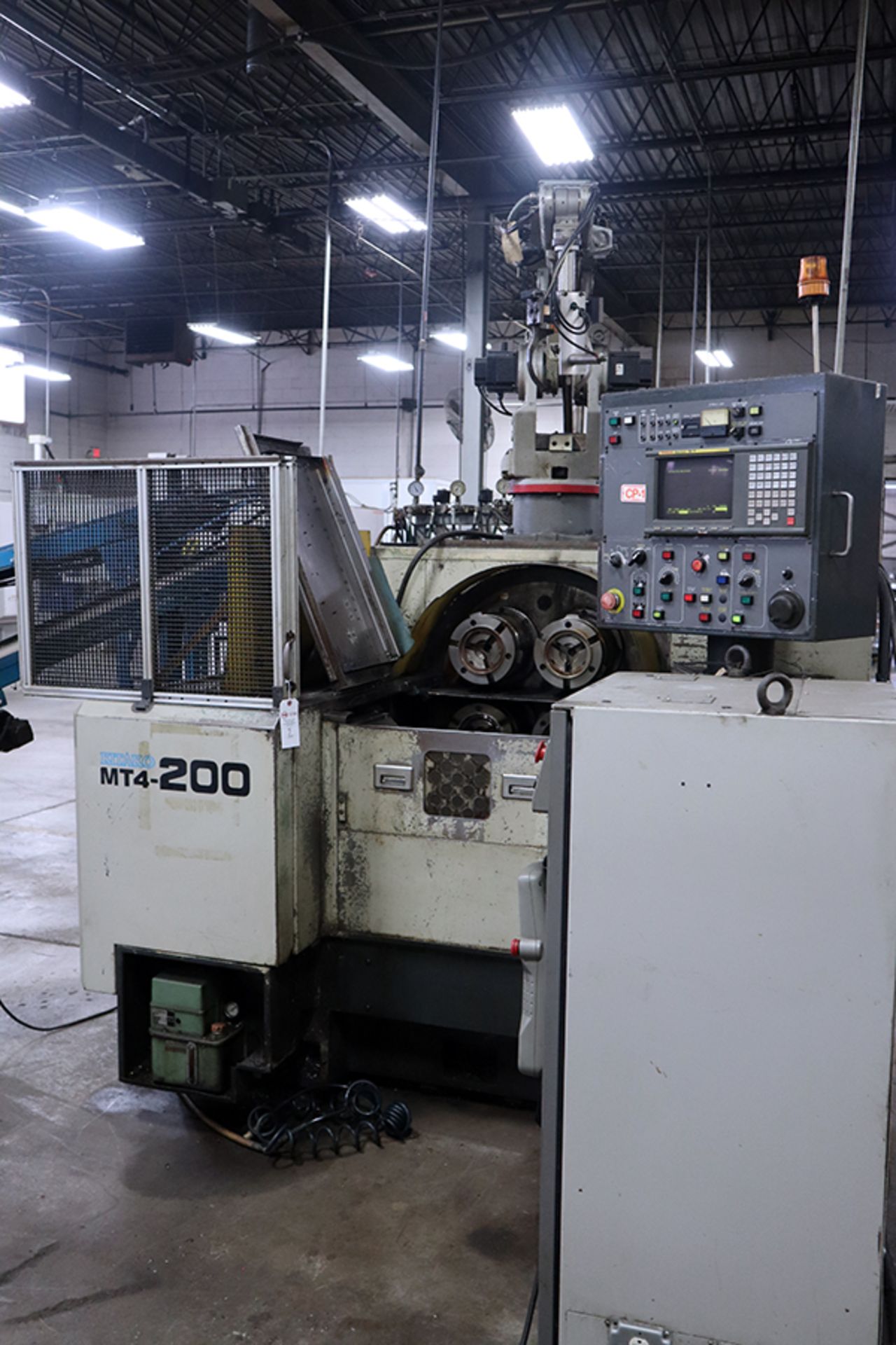 Kitako MT4-200 4-Spindle Horizontal Turning Center w/ Motoman SK6 Robot - Image 3 of 22