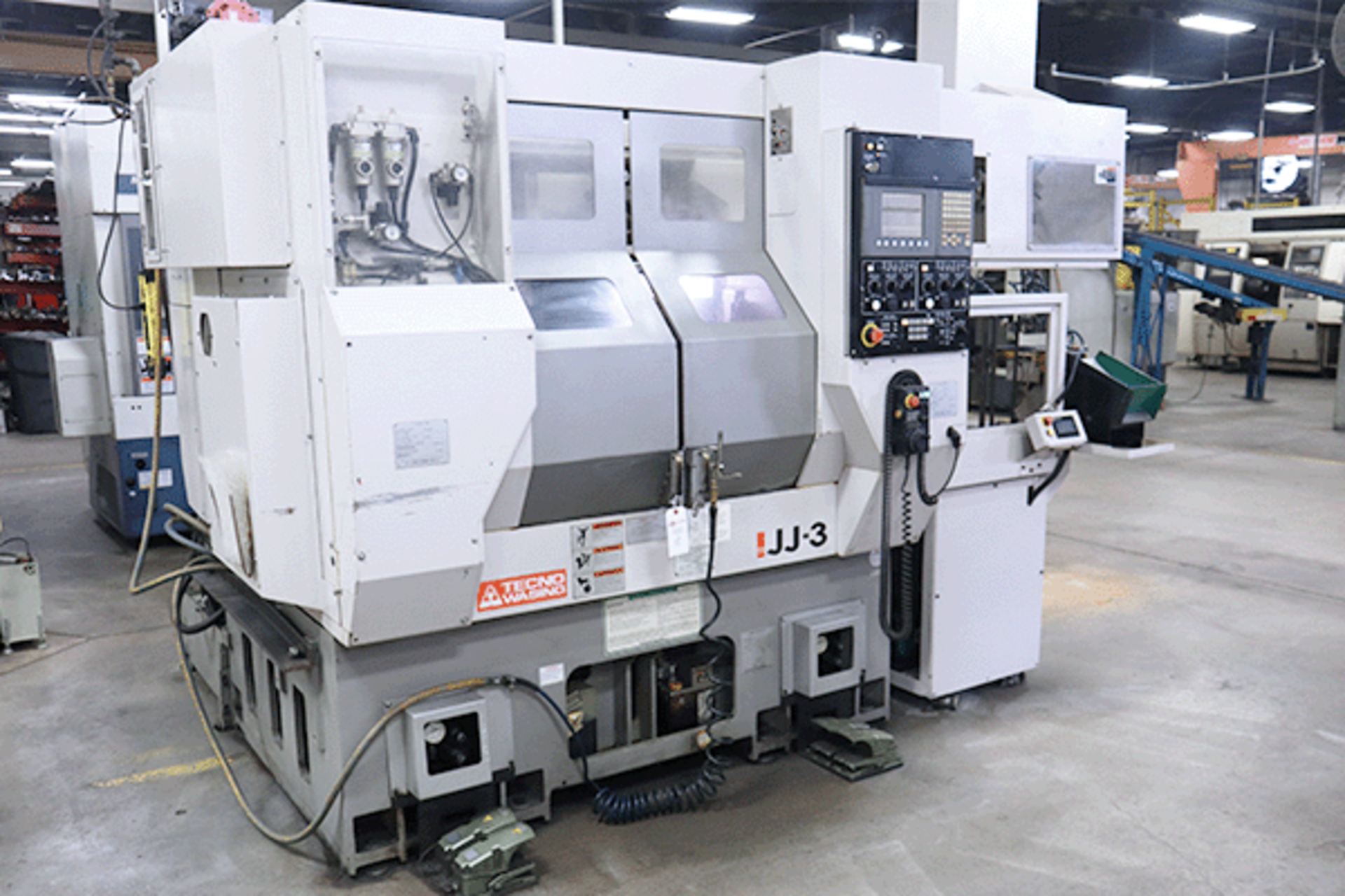 TECHNO-WASINO JJ-3 Twin Spindle/Twin Turret CNC Turning Center (2007) - Image 2 of 15