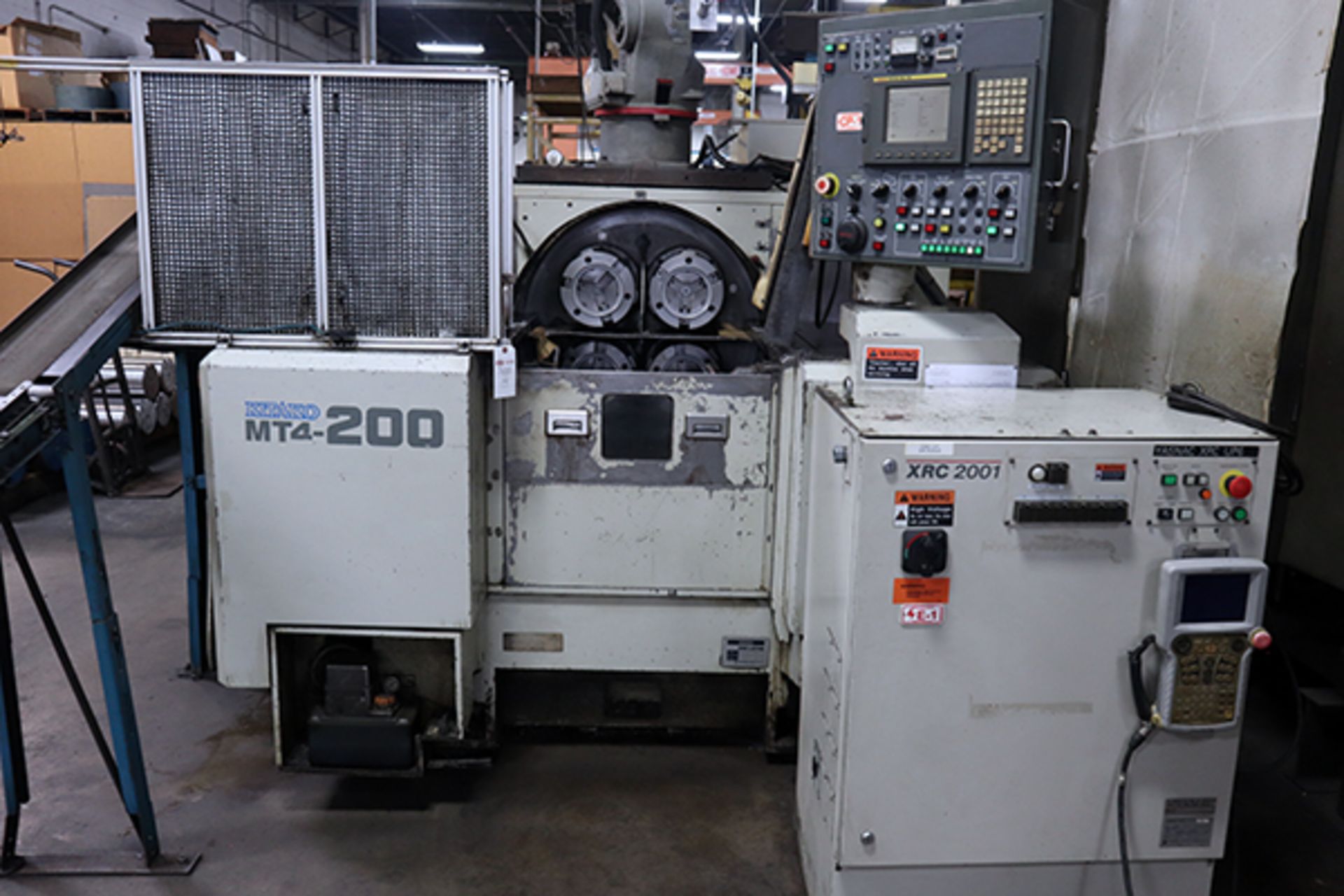 Kitako MT4-200 4-Spindle CNC Horizontal Turning Center (2004)w/ MOTOMAN UP6 ROBOT - Image 3 of 14