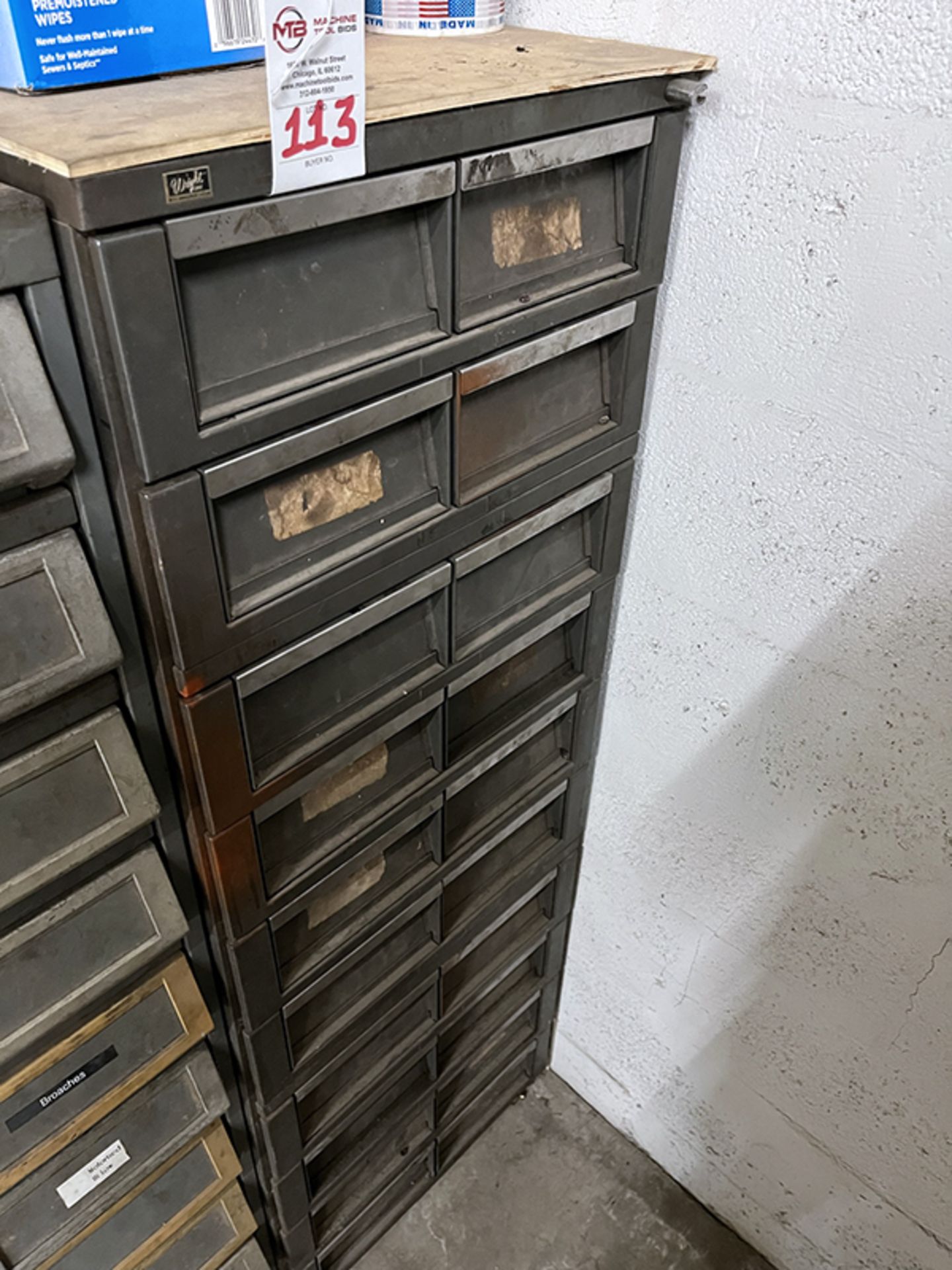 Wrightline 20 Drawer Cabinet and Contents
