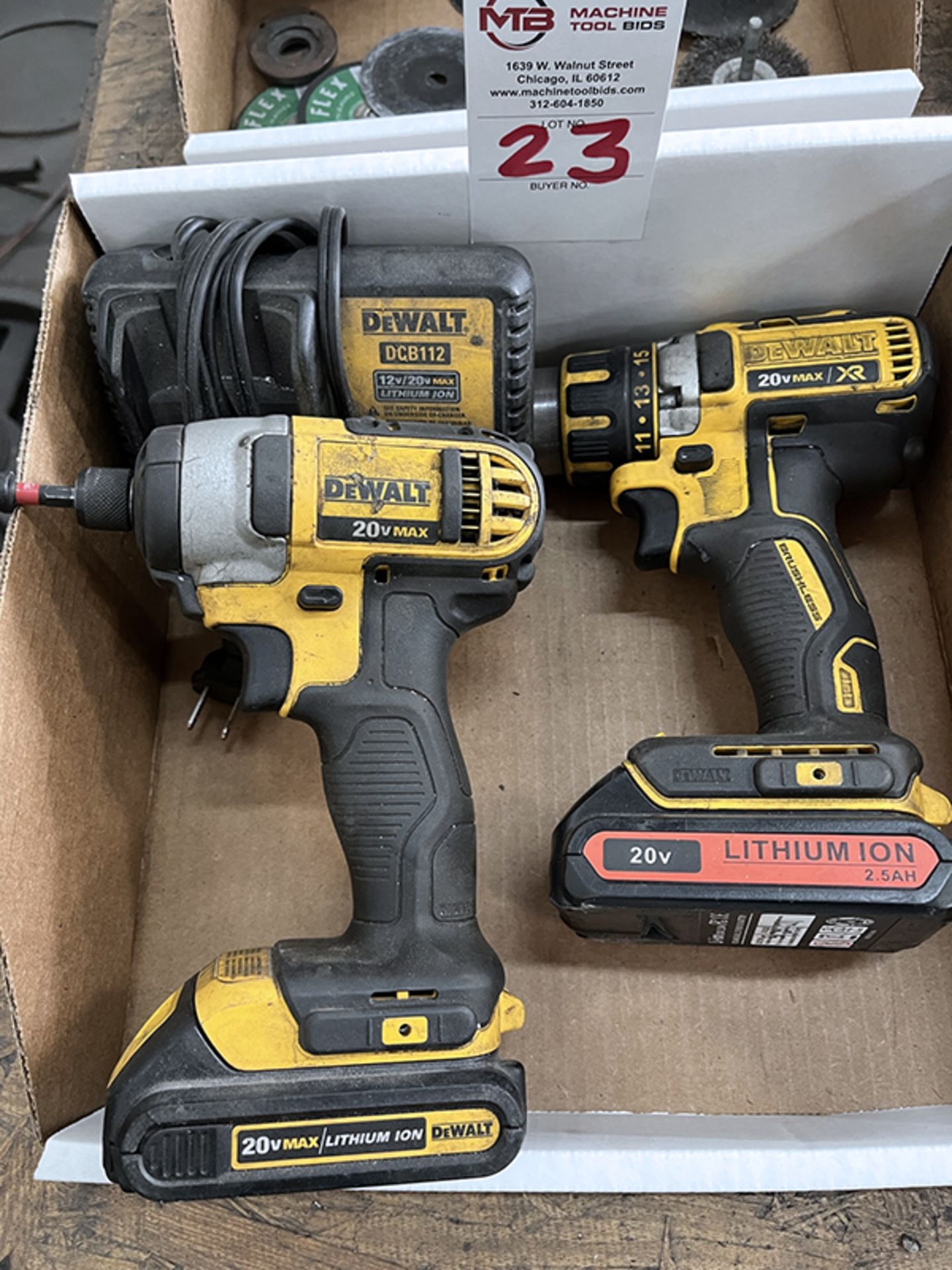 Dewalt Battery Powered Impact Drivers - Image 2 of 6