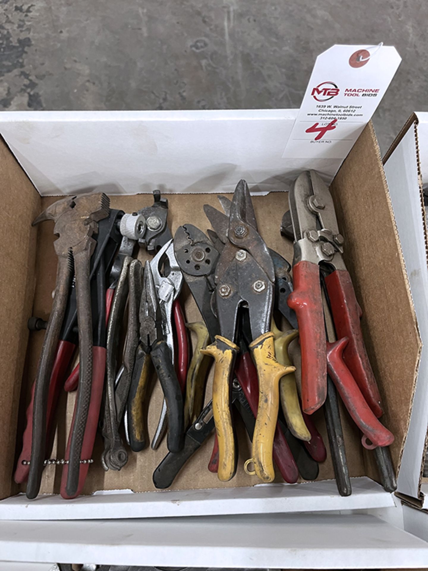 Assortment of Snips and Pliers