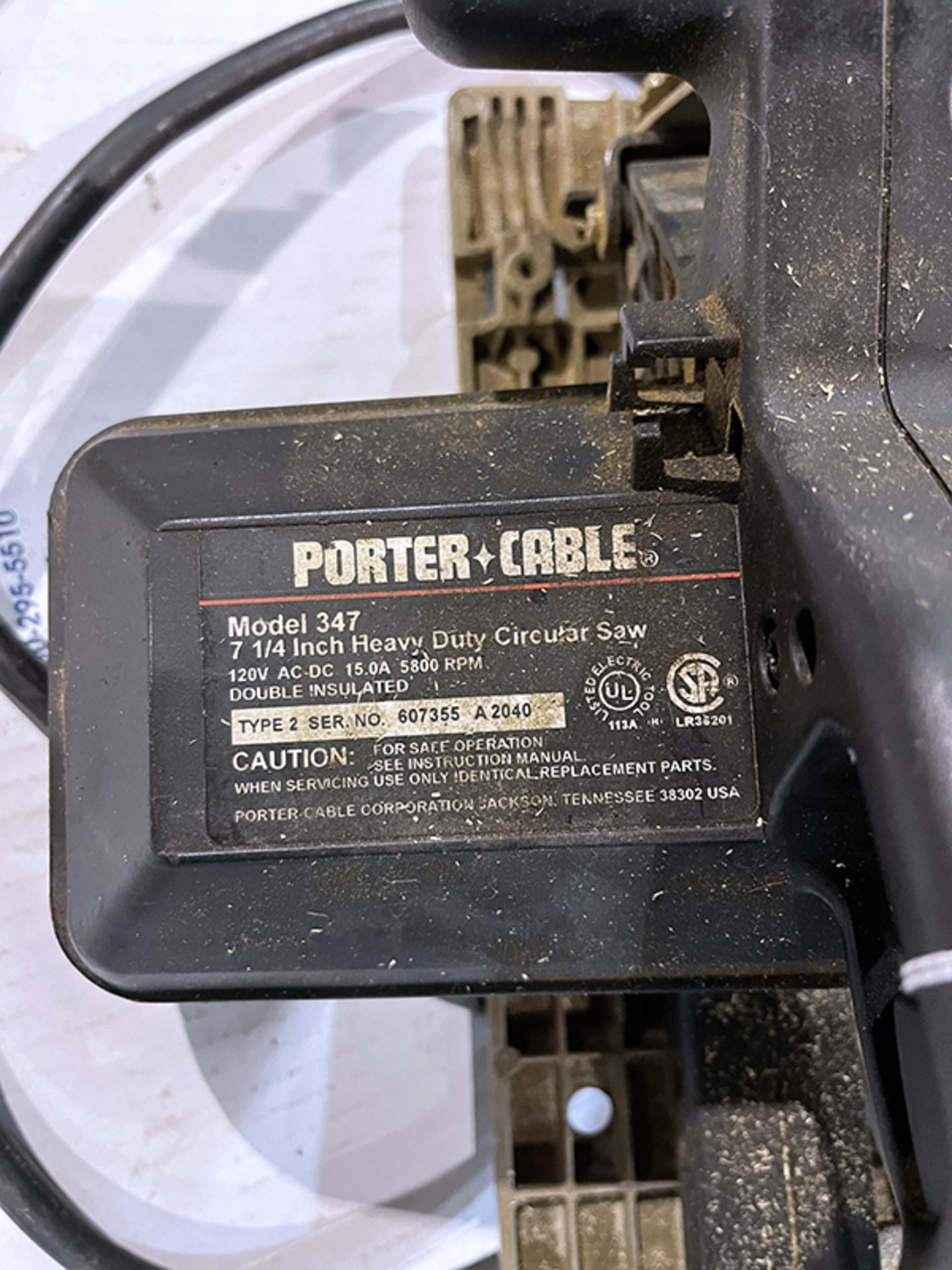 Porter Cable Type 2 Electric Power Saw - Image 5 of 5