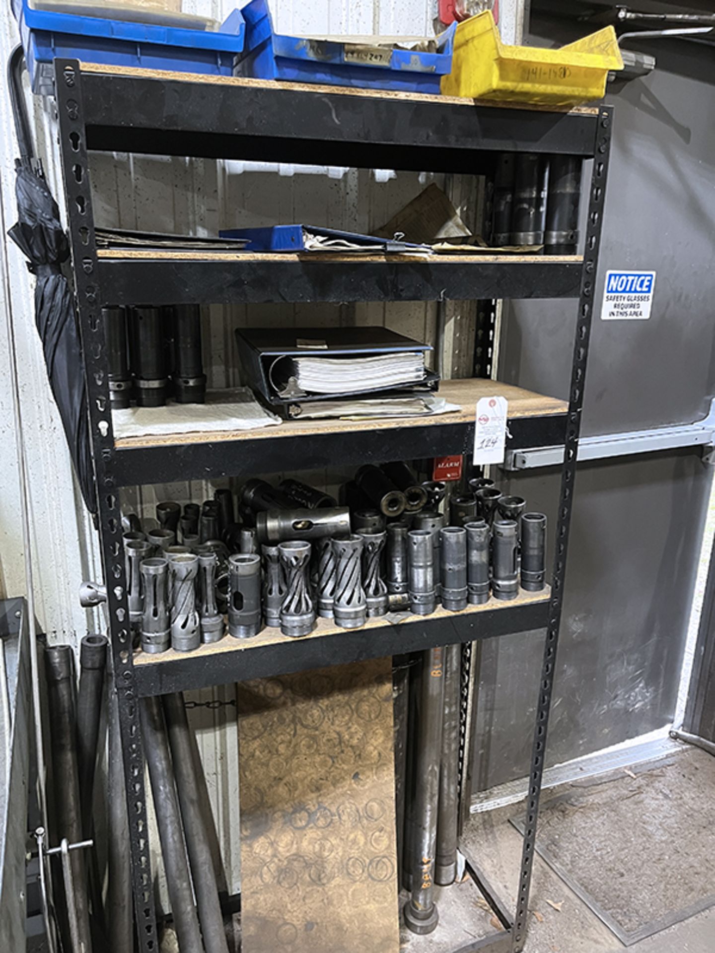Workbench & Shop Shelf Unit w/ Automatic Screw Machine Tooling - Image 4 of 7