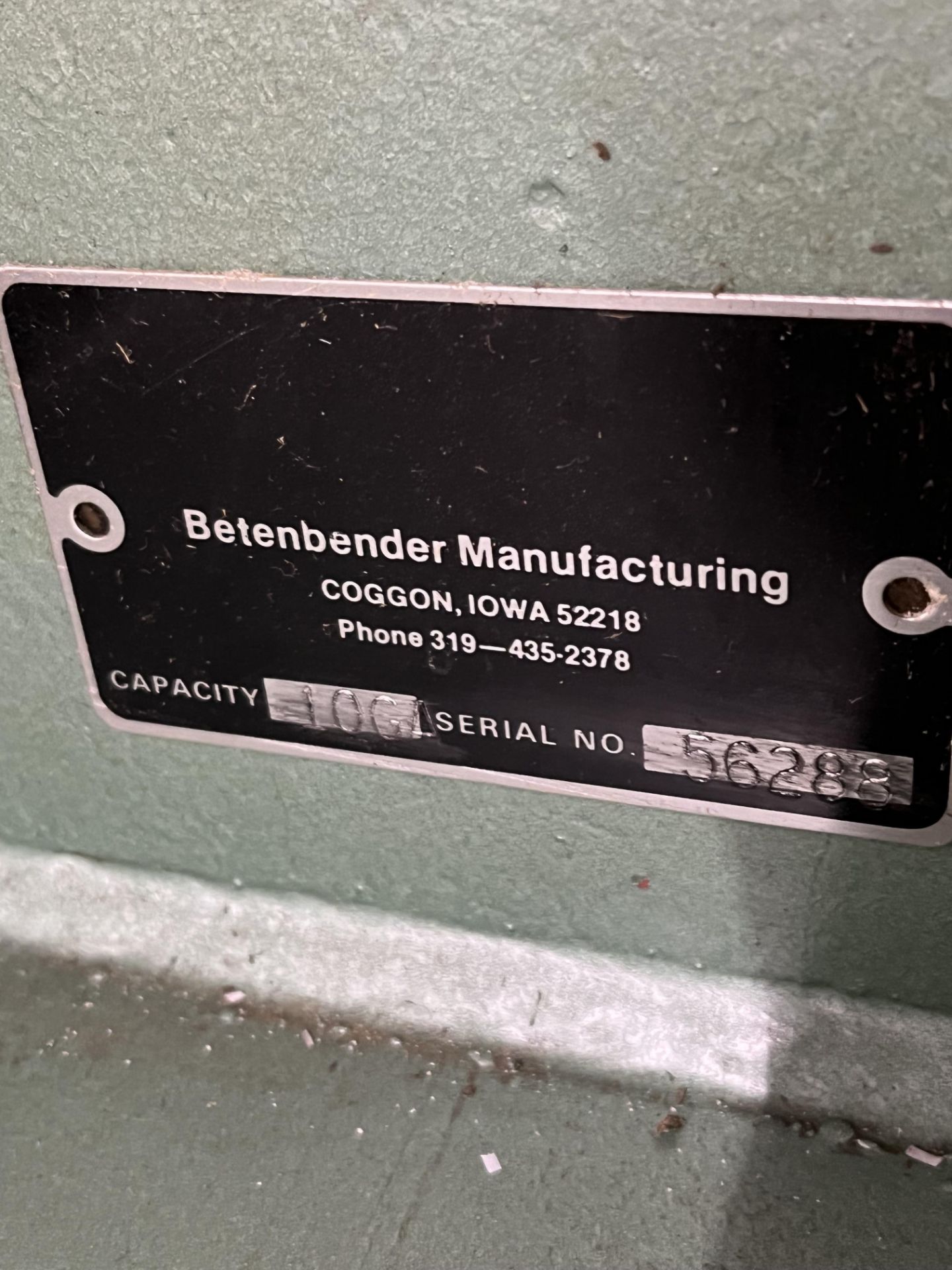 10 ga. x 5' Betenbender Mechanical Shear - Image 12 of 13