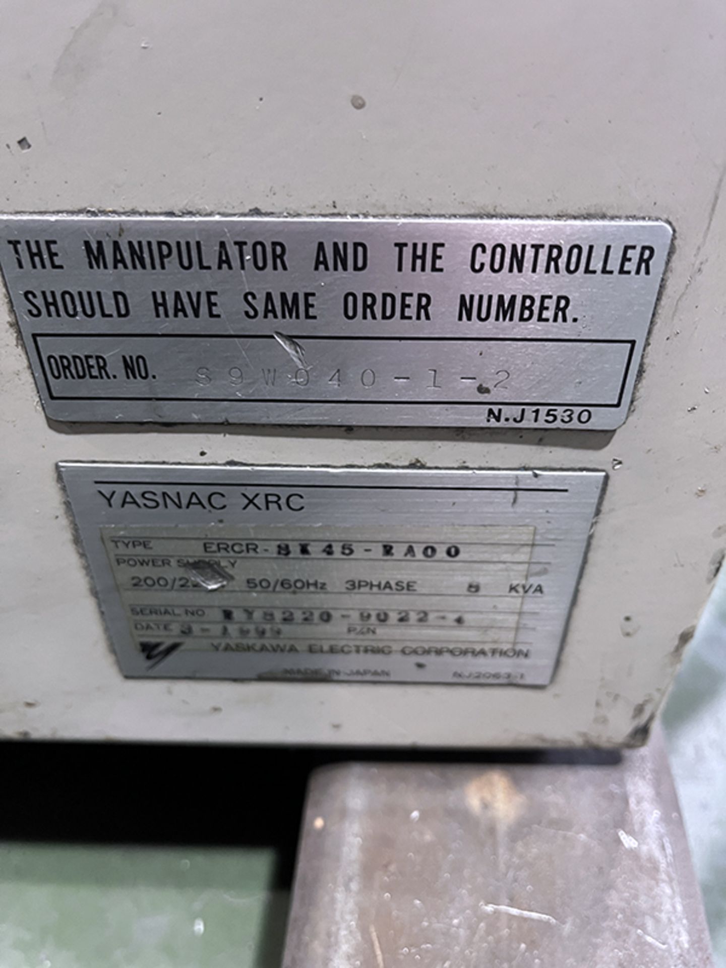 Yasakawa Yasnac XRC-SK45X Motoman 5 Axis CNC Robot (1999) - Image 11 of 11