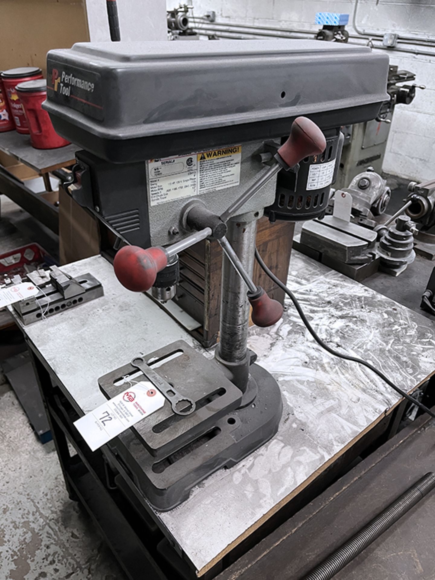 8" Performance Tool ZQ4113 Bench Type Drill Press - Image 2 of 6
