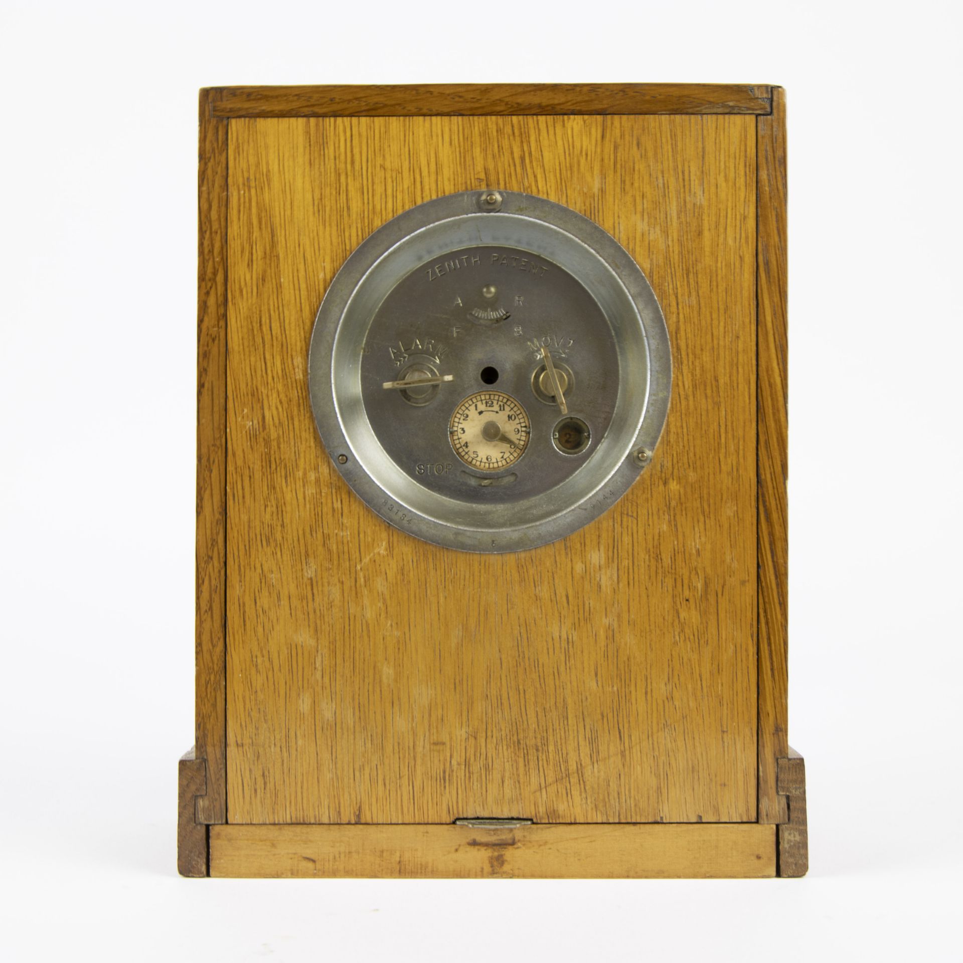 Zenith Piggy Bank Clock Helvetia Art deco - Image 3 of 6