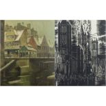 Collection art works of Ghent Louis De Saeger & Frans Masereel