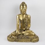 Thai buddha gilded wood