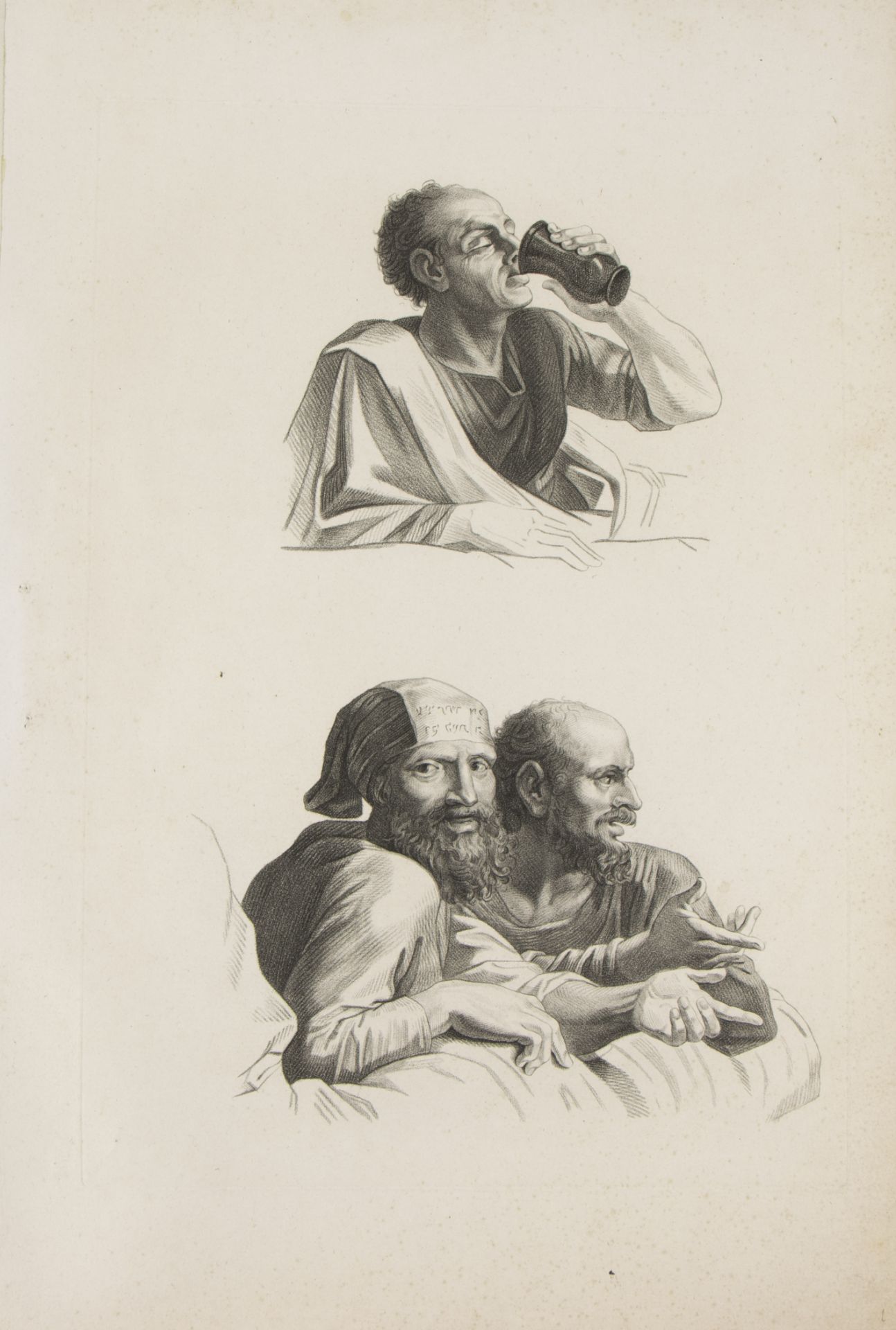 Recueil de Tetes et de Figures, choisies dans les plus beaux tableaux de Nicolas Poussin. published - Image 4 of 6