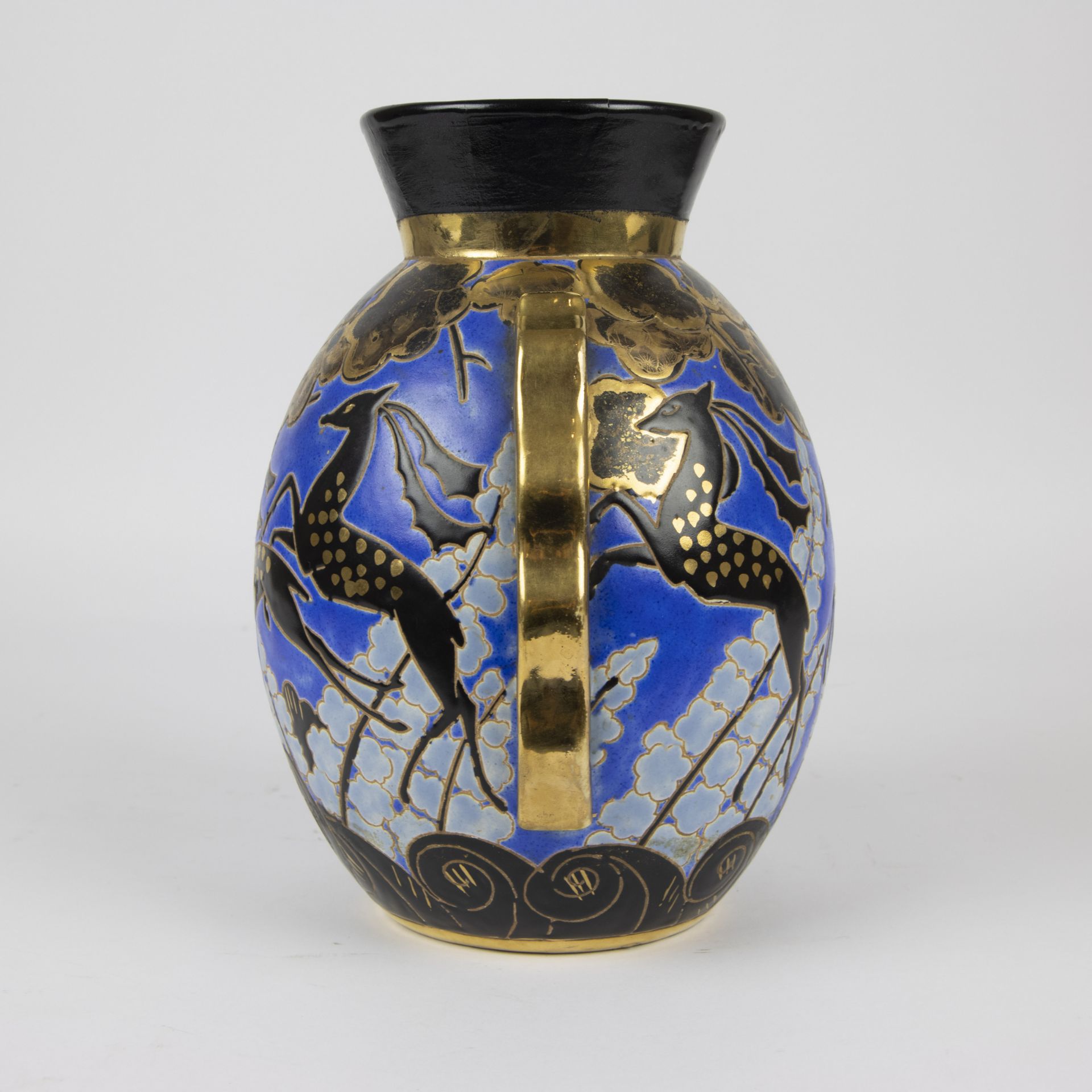 Charles Catteau and Raymond Chevalier for Boch Frères - Art Deco vase - Bild 4 aus 6