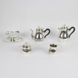 CHRISTOFLE 4-piece coffee and tea set and sauce bowl