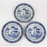 Lot (3) 18th century Chinese style Japanese plates