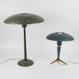 Vintage table lamp by LOUIS KALFF and tripod table lamp LOUIS KALFF