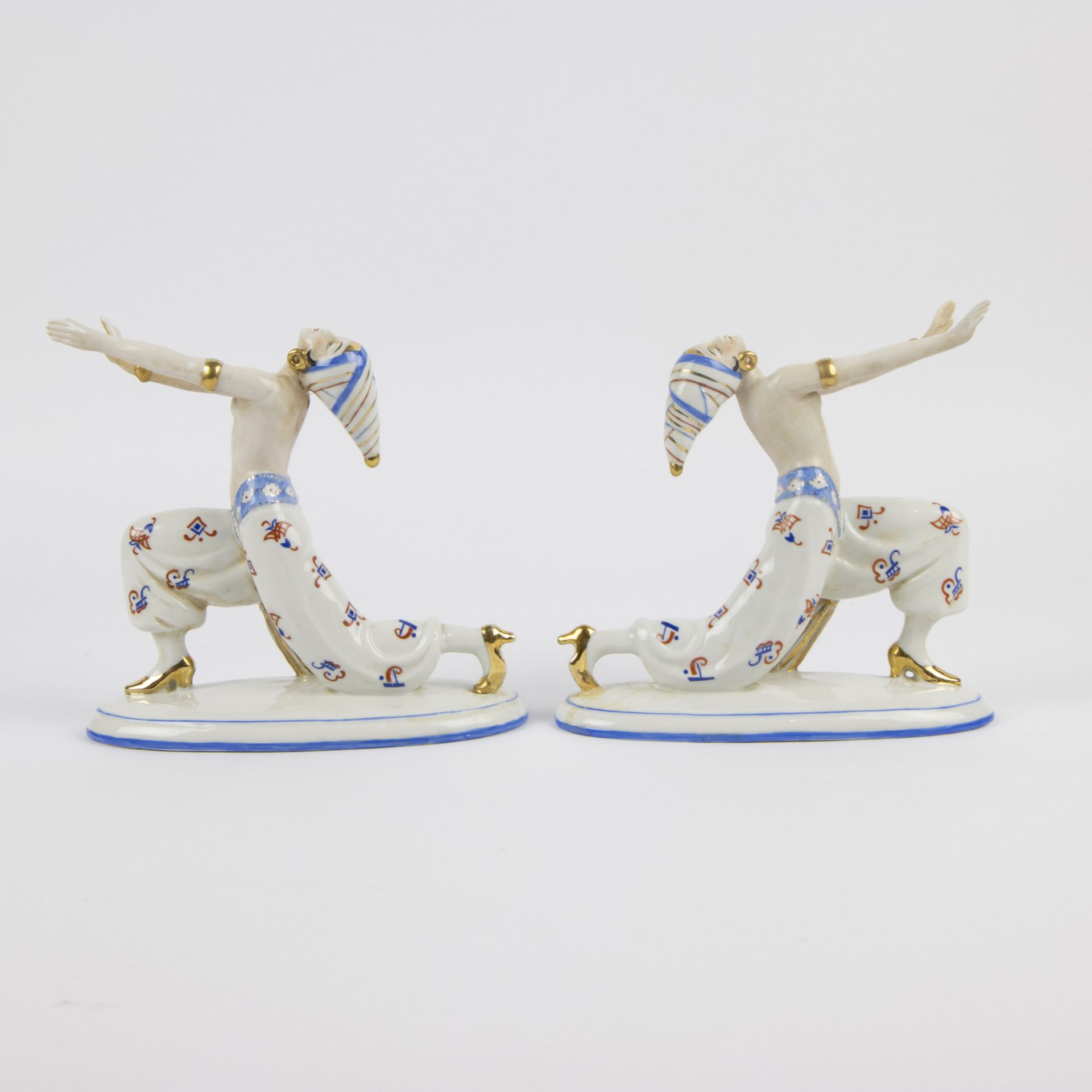 Goebel - Couple Art Deco small statues of dancers - Bild 4 aus 7