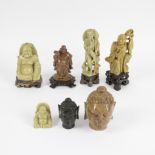 Collection of soapstone figurines