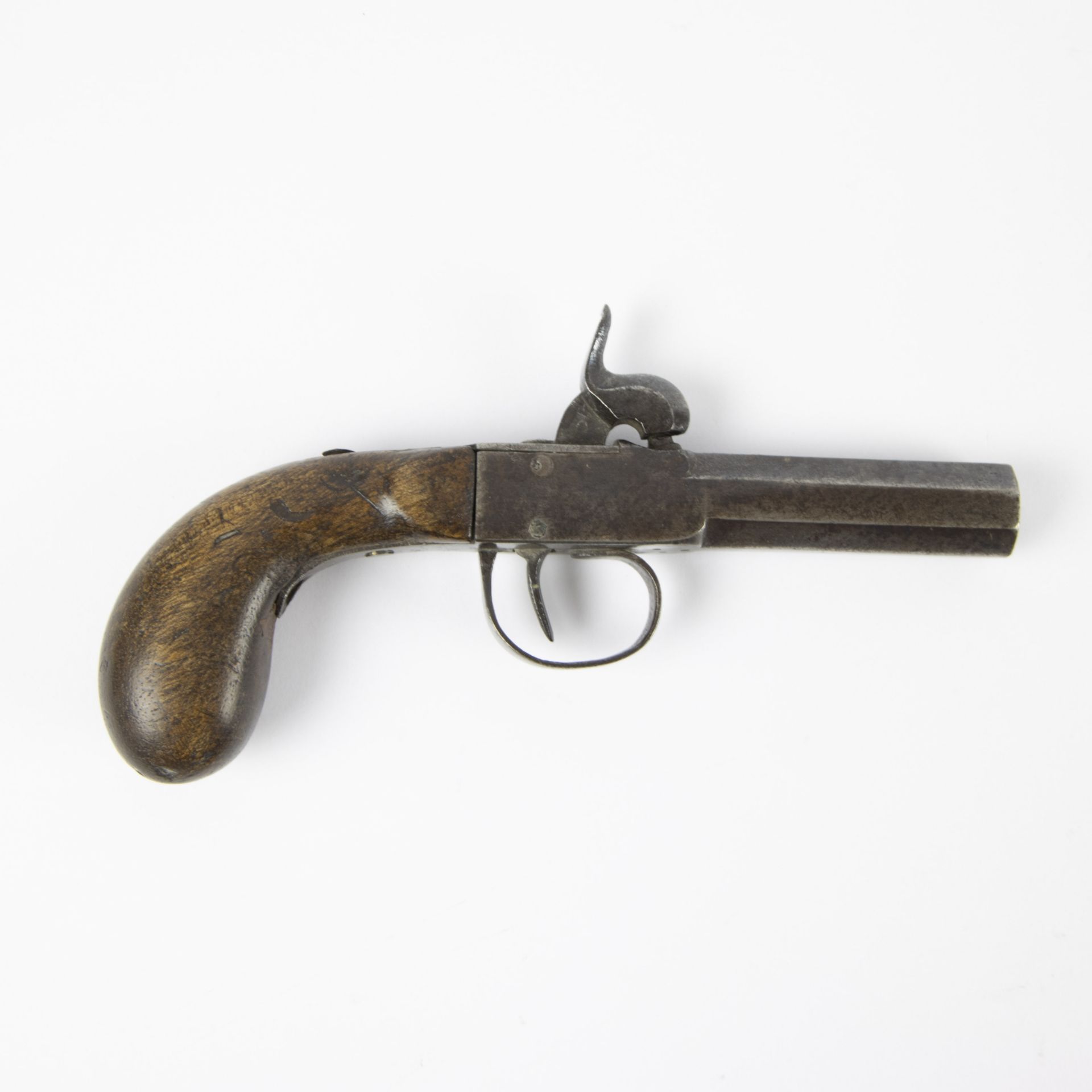 French simple percussion pocket pistol