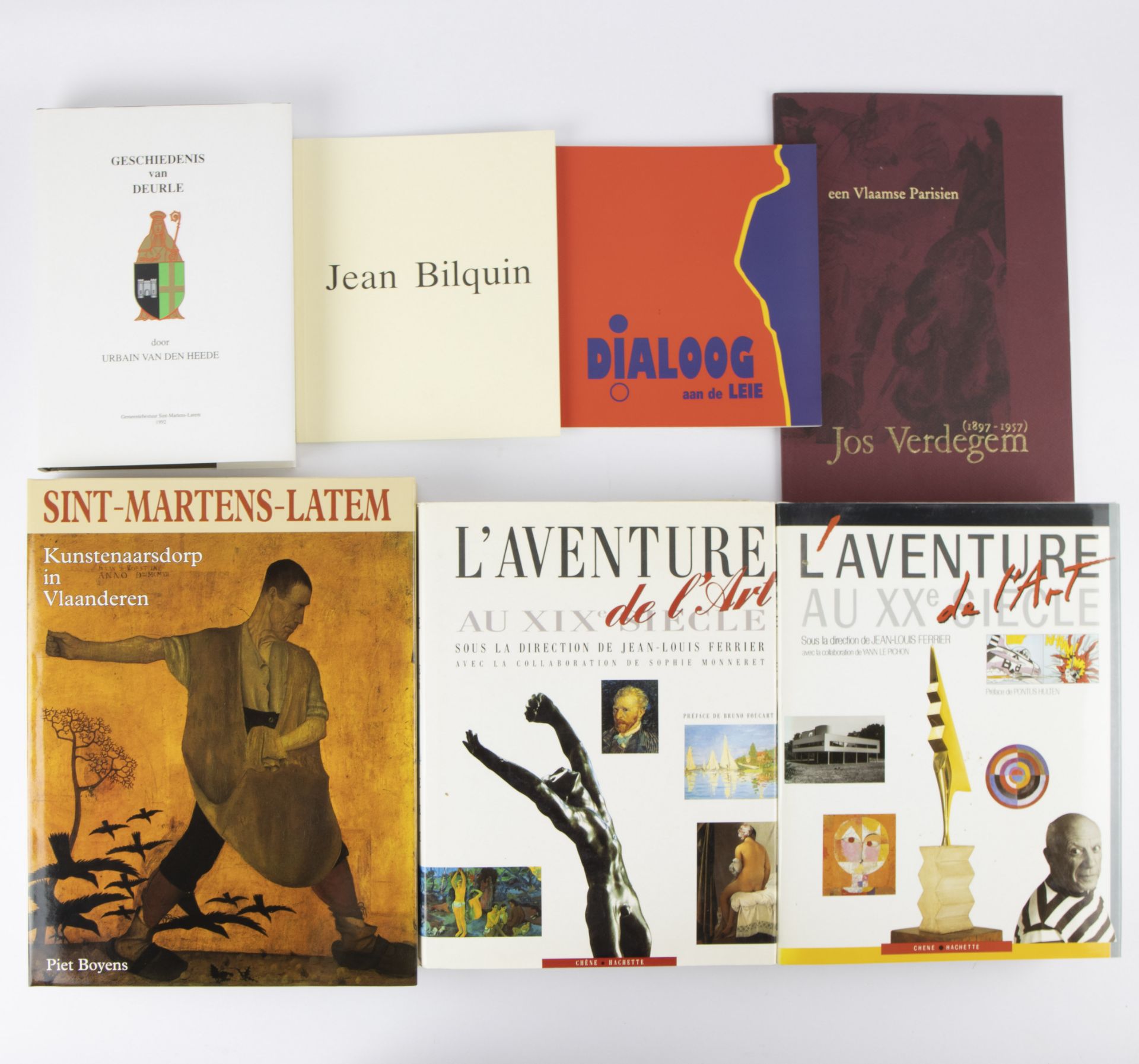 Collection of art books ao Jean Bilquin, Jos Verdegem, Sint-Martens-Latem (Piet Boyens)