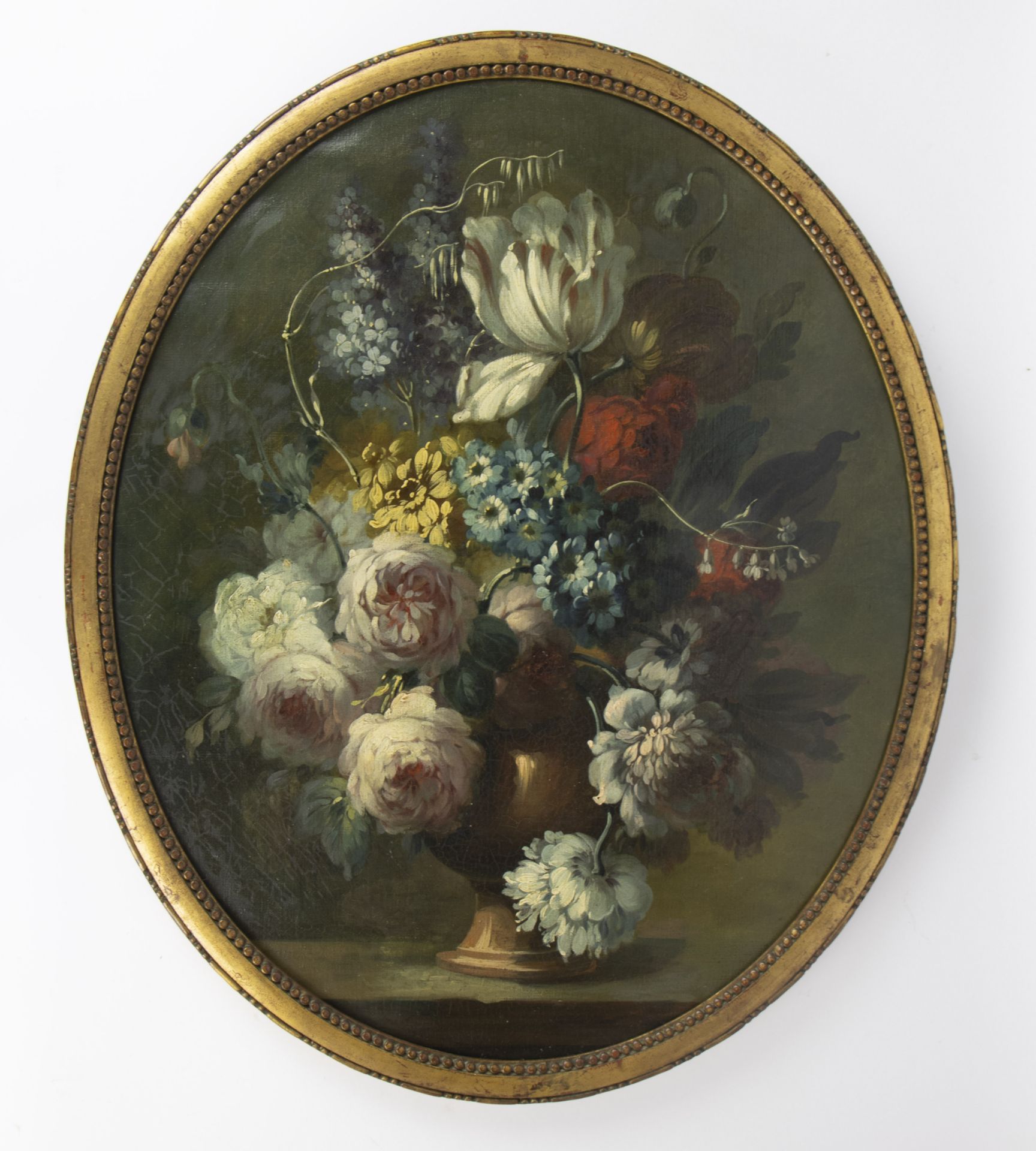 Pendant flower arrangements, oil on canvas 19th century - Bild 2 aus 5