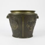 Japanese bronze pot Meiji/Taisho period