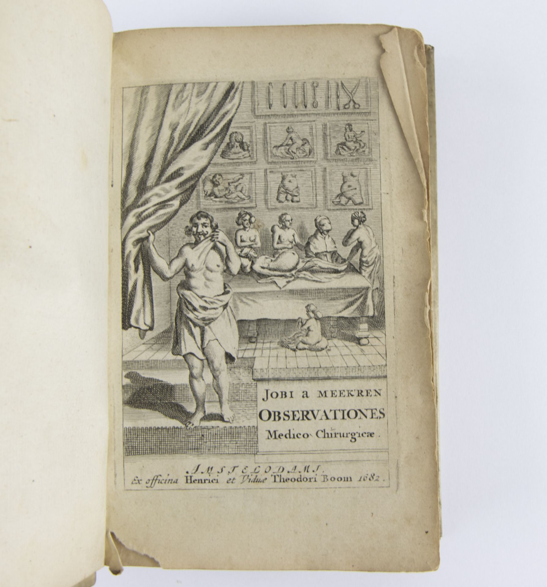 Observationes medico-chirurgicae, Author Job van Meek'ren, Abrahamus Blasius 1682