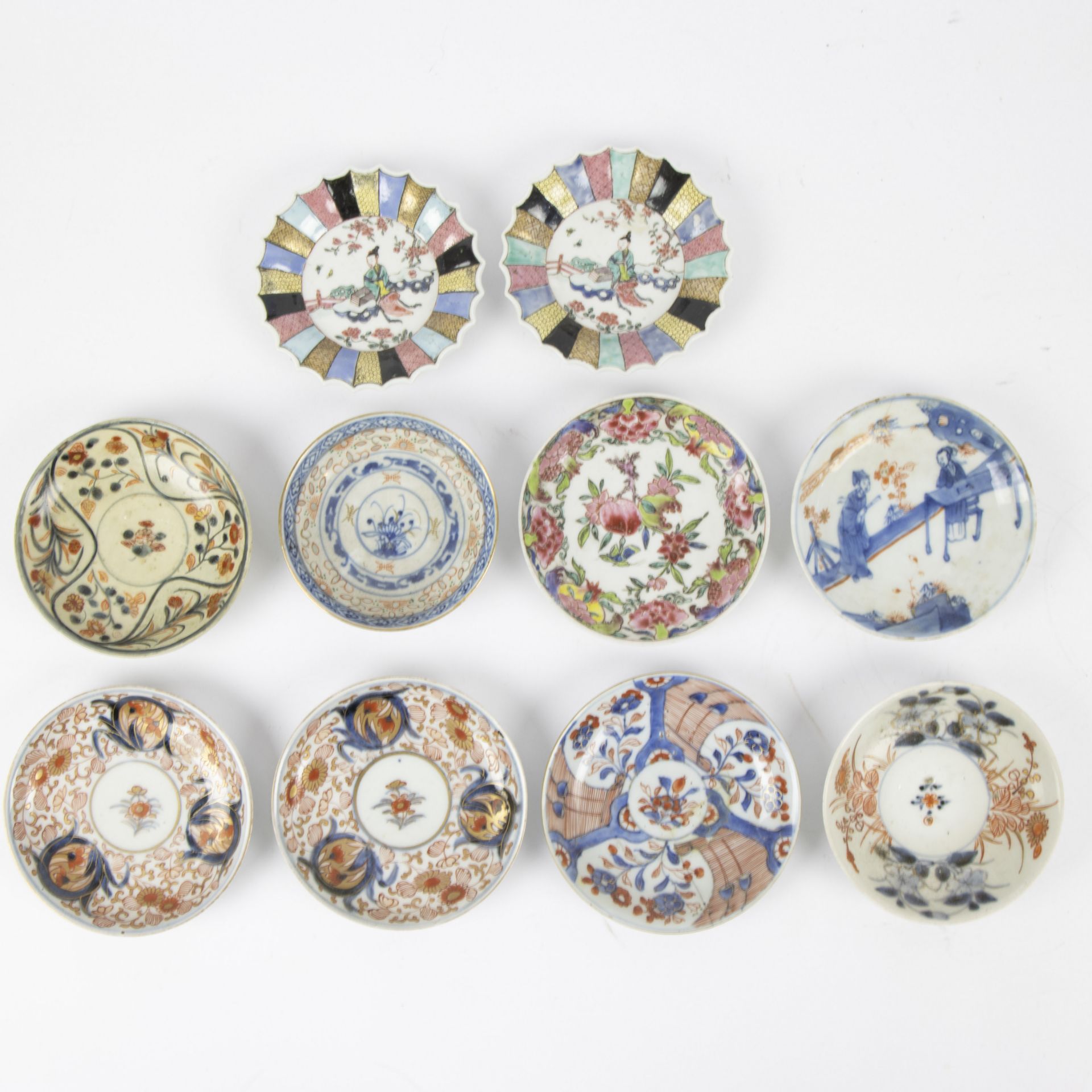 A collection of Chinese cups and saucers 18th century - Bild 11 aus 12