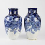 Couple Art Nouveau Limoges vases, marked.