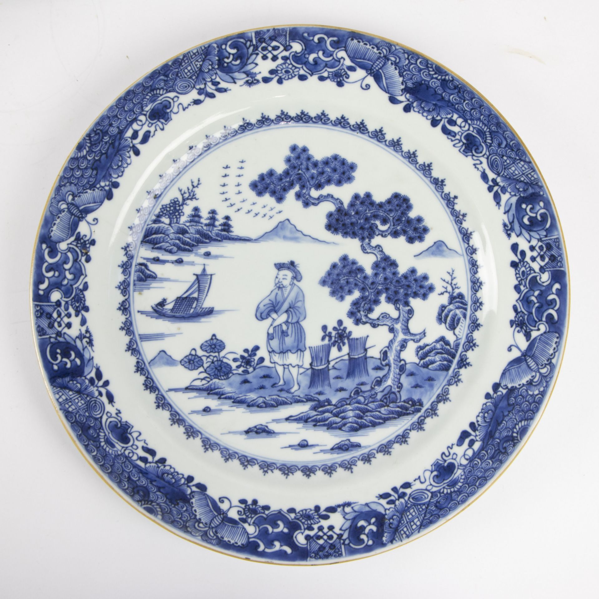 Lot (3) 18th century Chinese style Japanese plates - Bild 2 aus 10