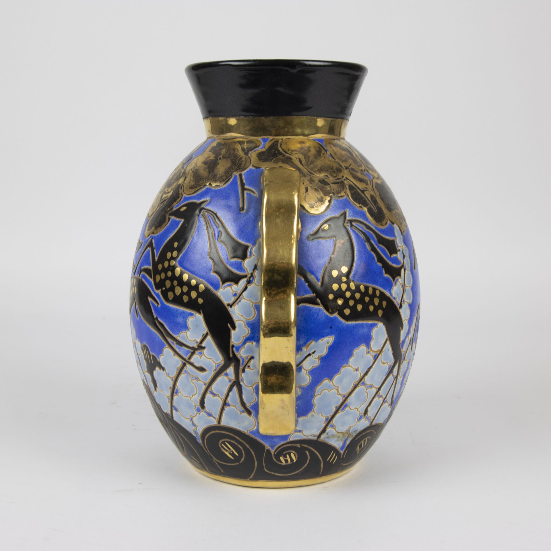 Charles Catteau and Raymond Chevalier for Boch Frères - Art Deco vase - Bild 2 aus 6