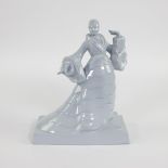 Charles CATTEAU (1880-1966) BOCH statue Josephine BAKER in faience