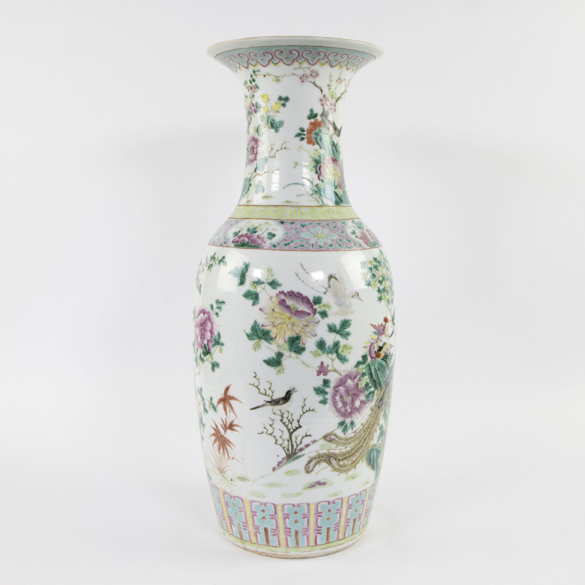Cinese vase famille rose 19th century - Image 4 of 6