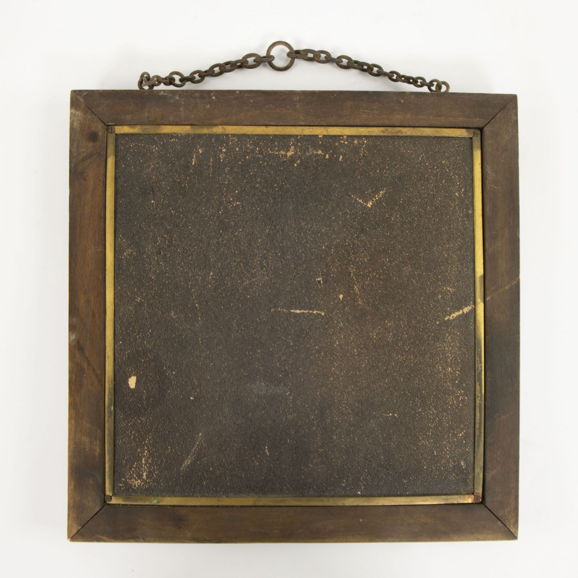 19th century folding mirror Napoleon III Japonising marked in the lock LB 1878 - Bild 5 aus 5