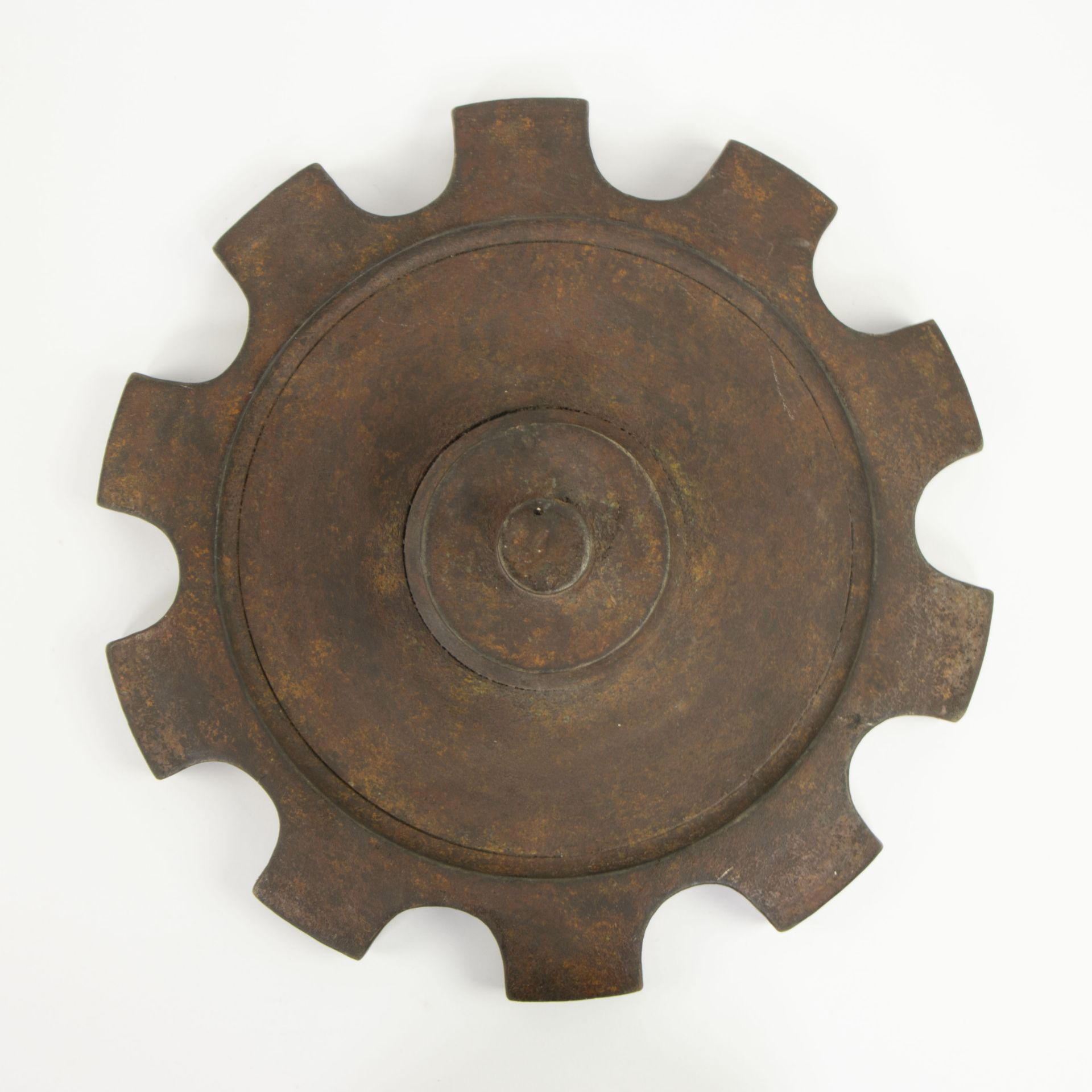 2 vintage wooden gears - Bild 2 aus 5